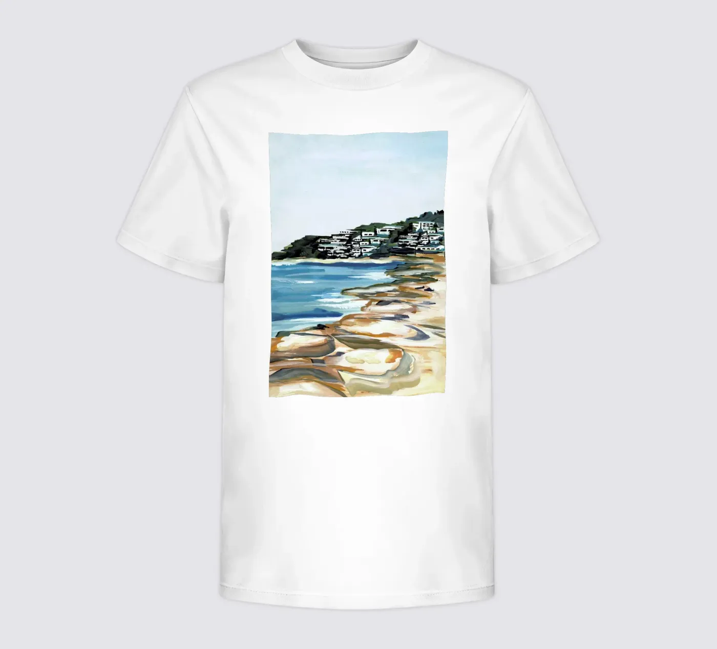 Seaside t-shirt bambini da Laura Page