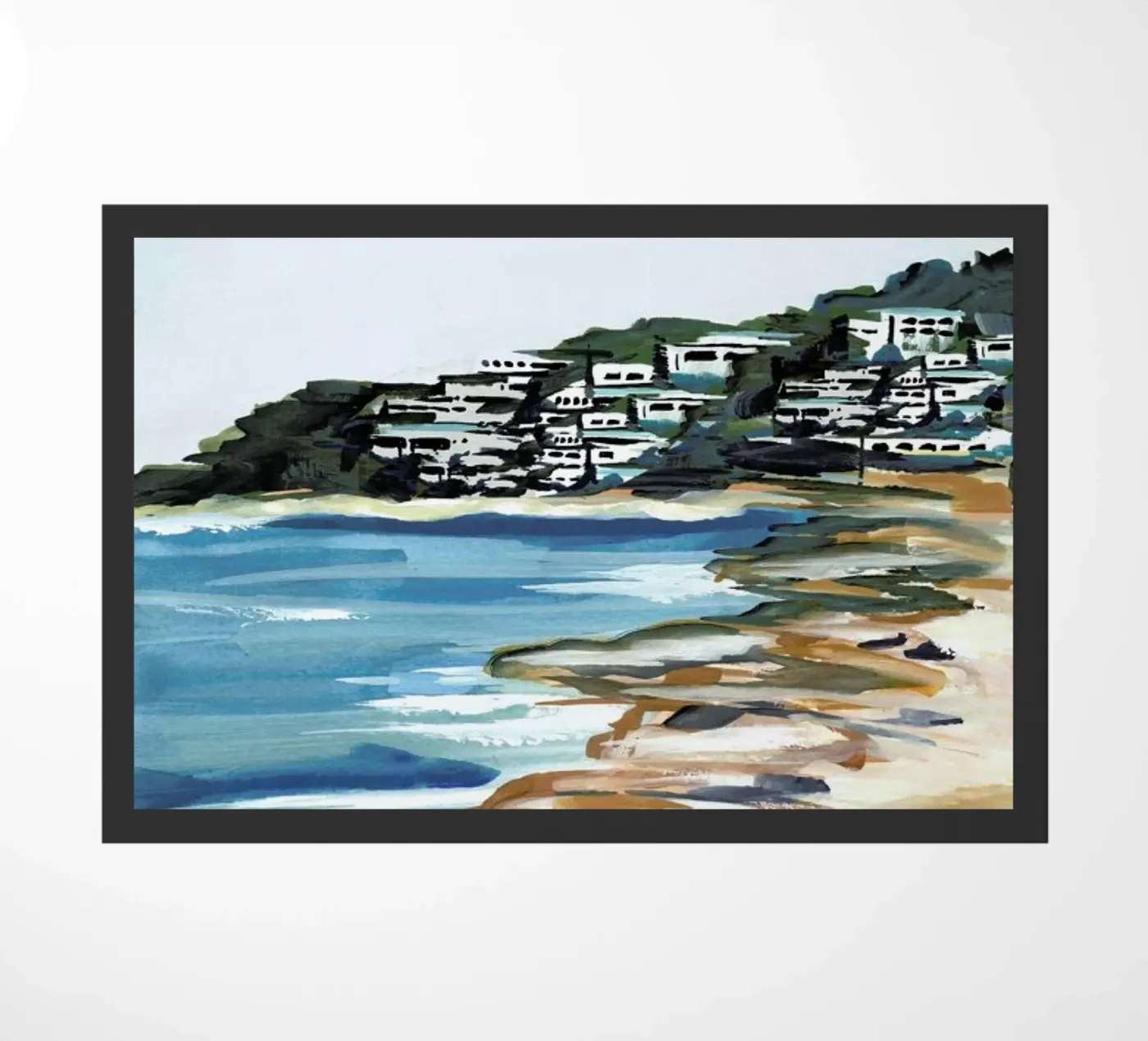 Seaside deurmat van Laura Page