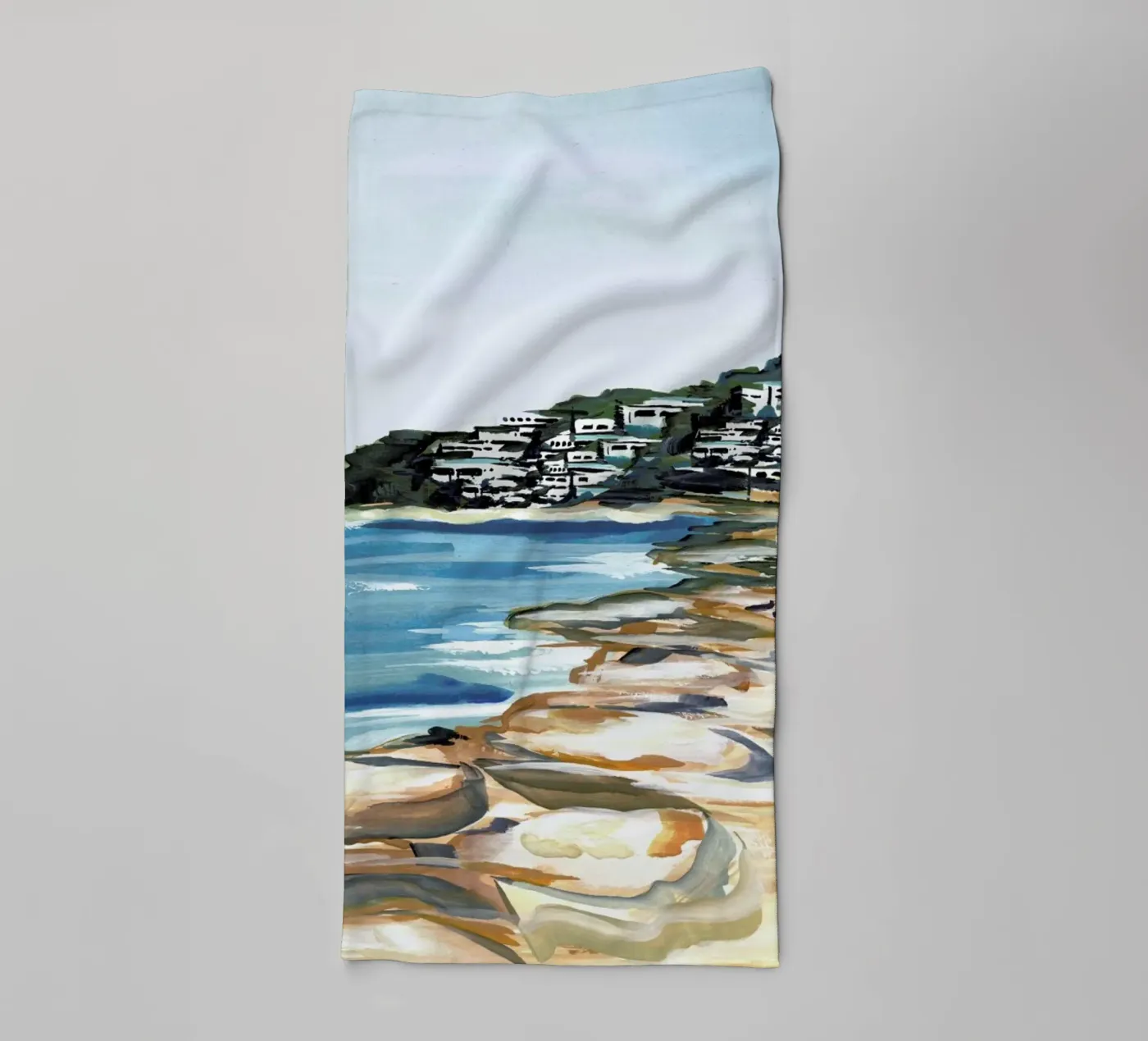 Seaside badhanddoek van Laura Page