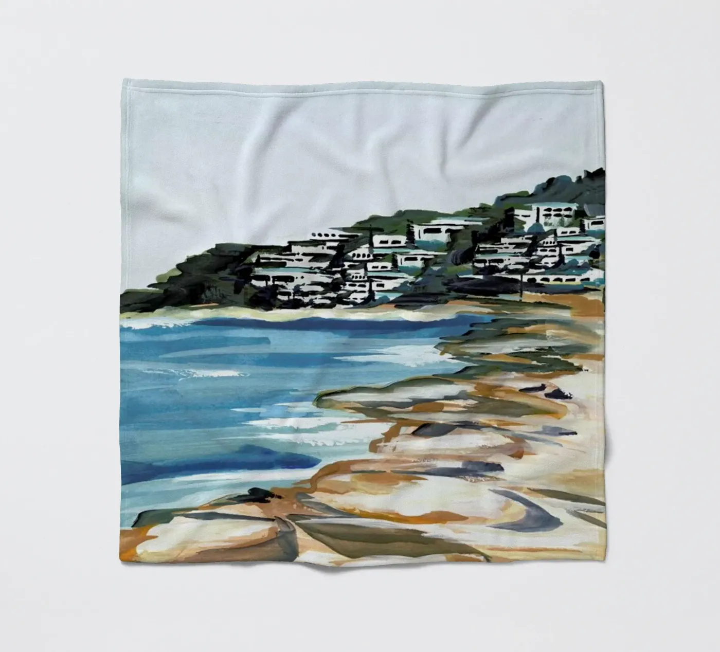 Seaside Fleecedecke von Laura Page