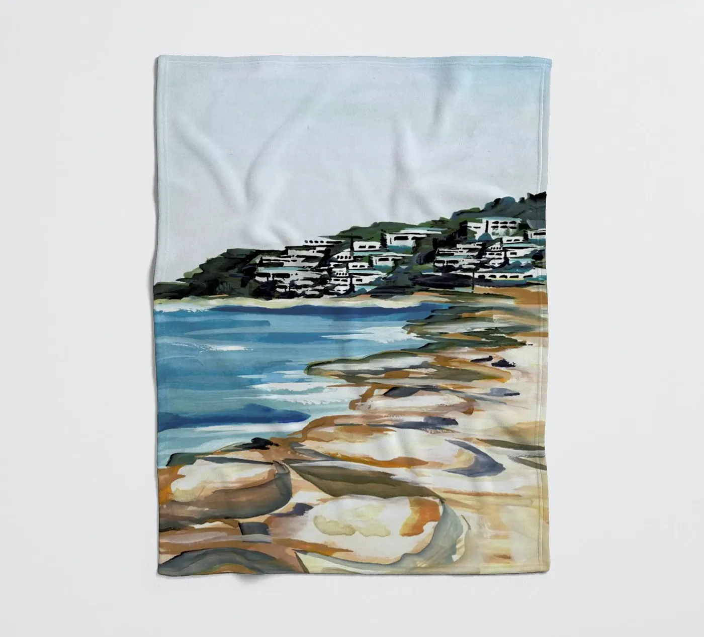 Seaside Fleecedecke von Laura Page