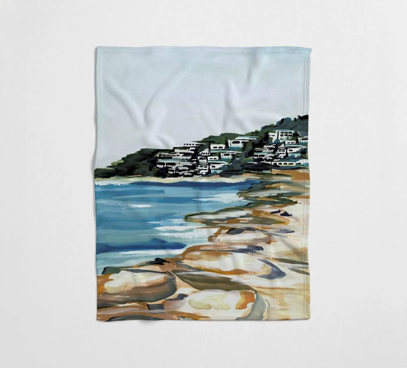 Seaside Fleecedecke von Laura Page
