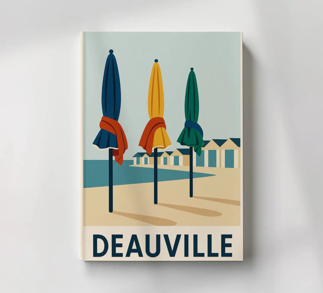 Deauville in colour notebook by JETLAG | affiches voyage