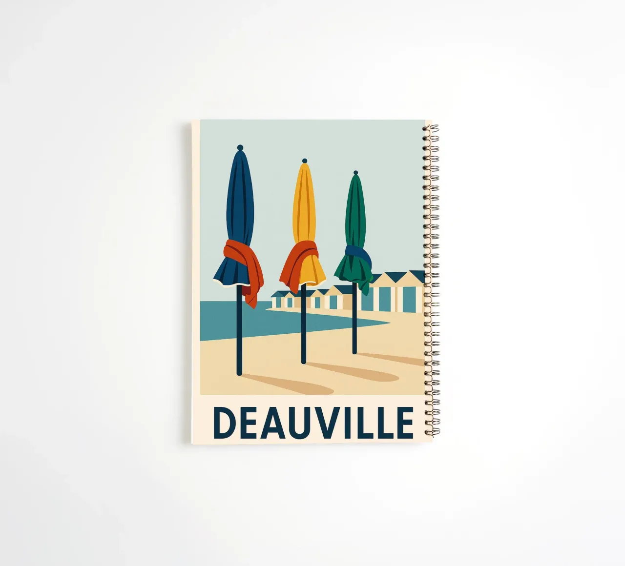 Deauville a colori diario ad anelli da JETLAG | affiches voyage