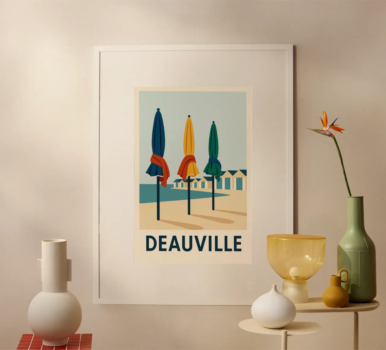 Deauville in colour hahnemühle by JETLAG | affiches voyage