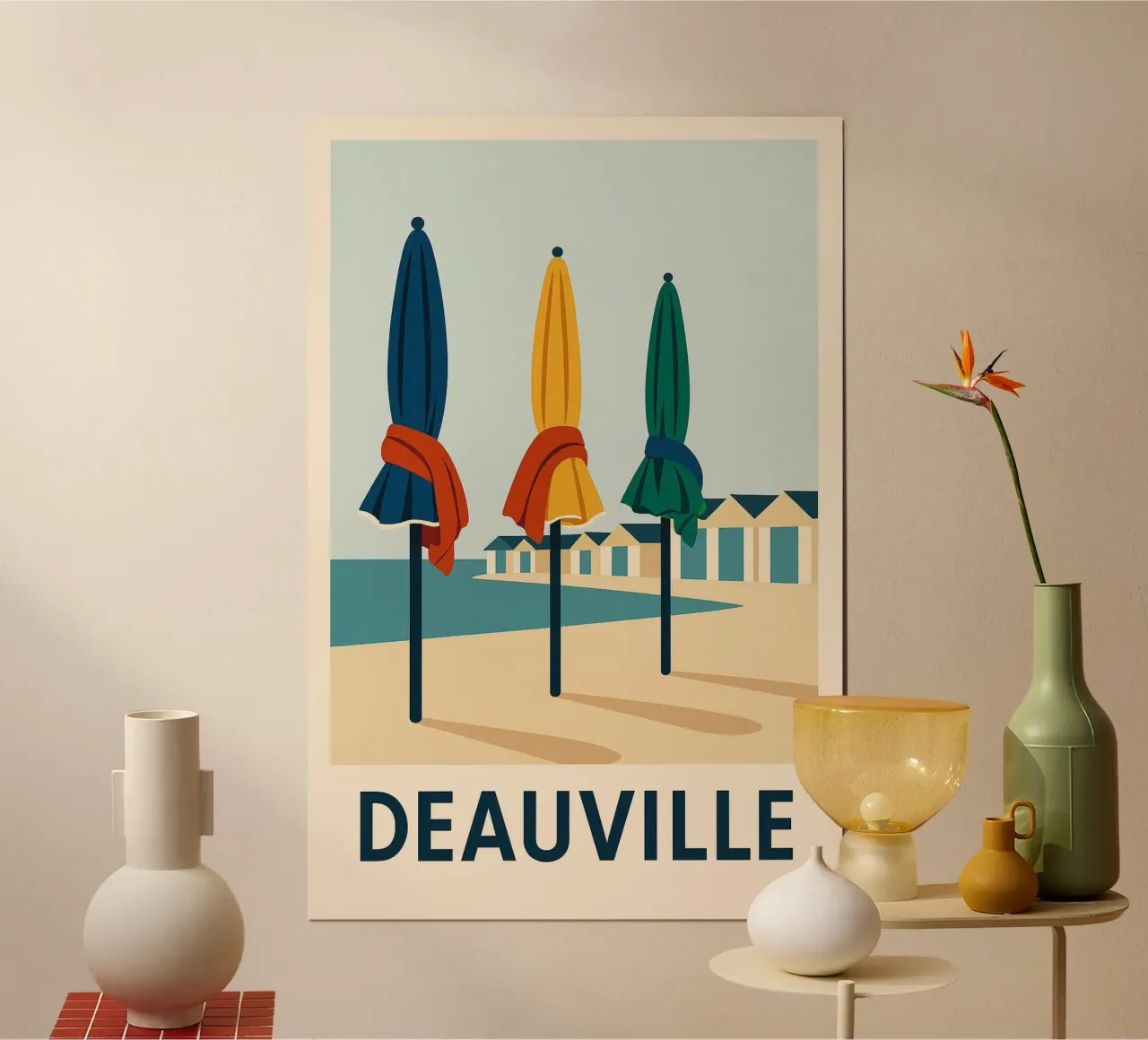 Deauville in colour hahnemühle by JETLAG | affiches voyage