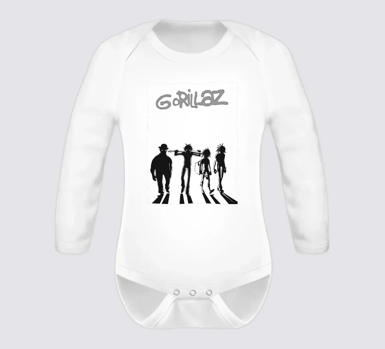 Gorillaz band art body neonato maniche lunghe da vanhesling