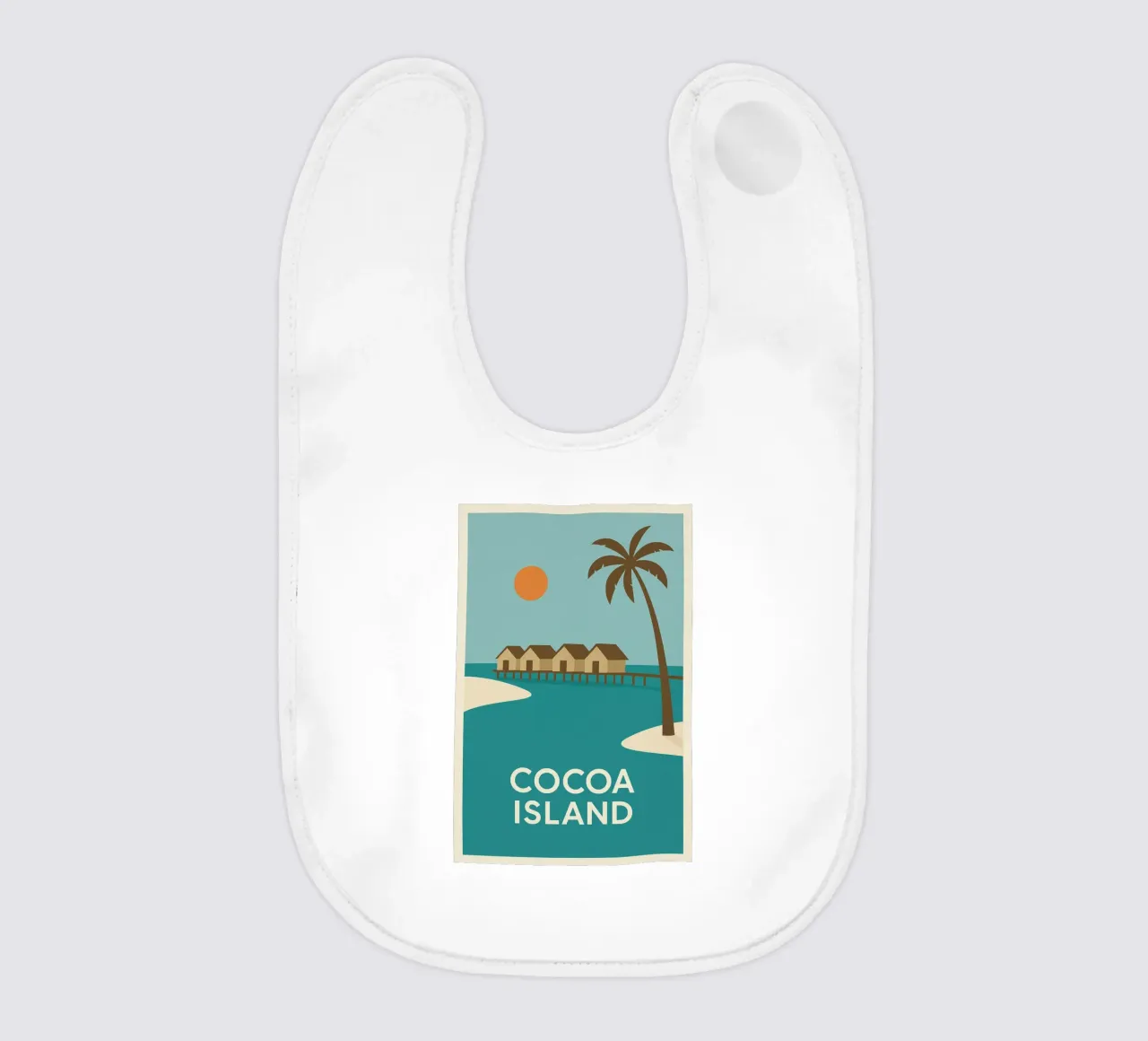 Fuga tropicale sull'isola di Cocoa bavaglino da JETLAG | affiches voyage