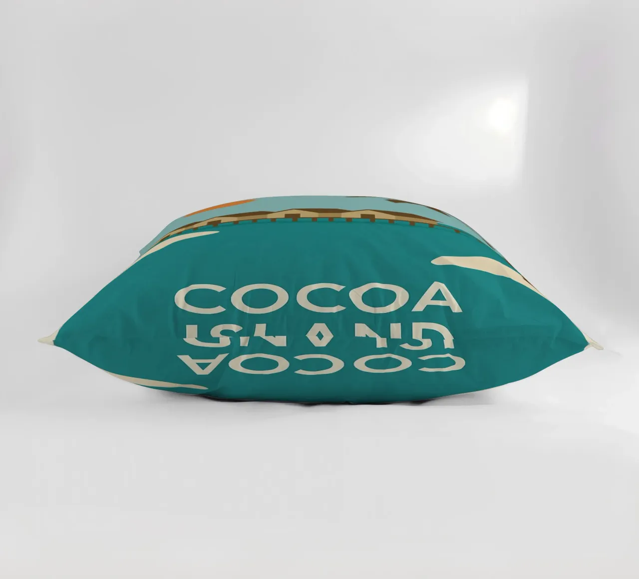 Fuga tropicale sull'isola di Cocoa cuscino da JETLAG | affiches voyage