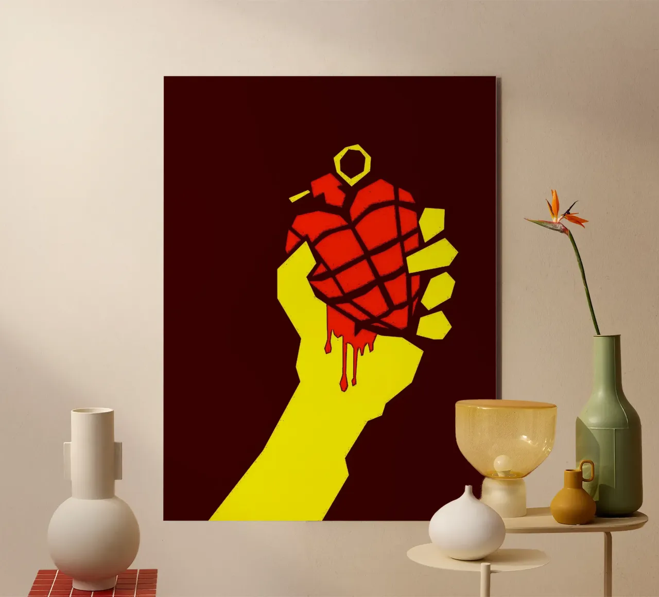 green day band art pannello forex da vanhesling