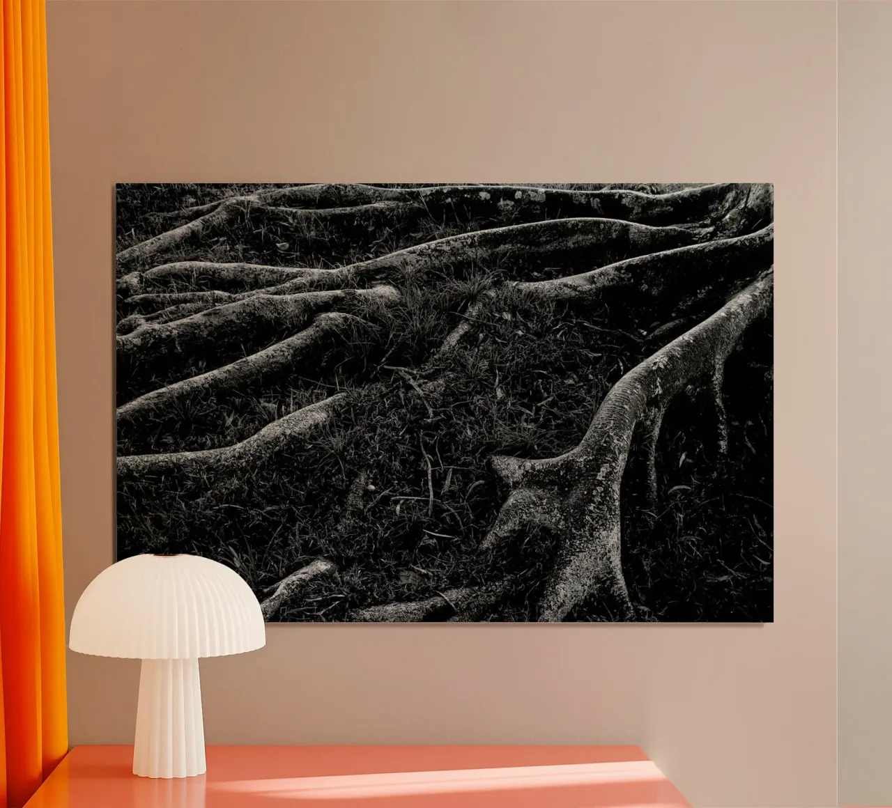 Roots I poster con telaio in legno da Tal Paz-Fridman