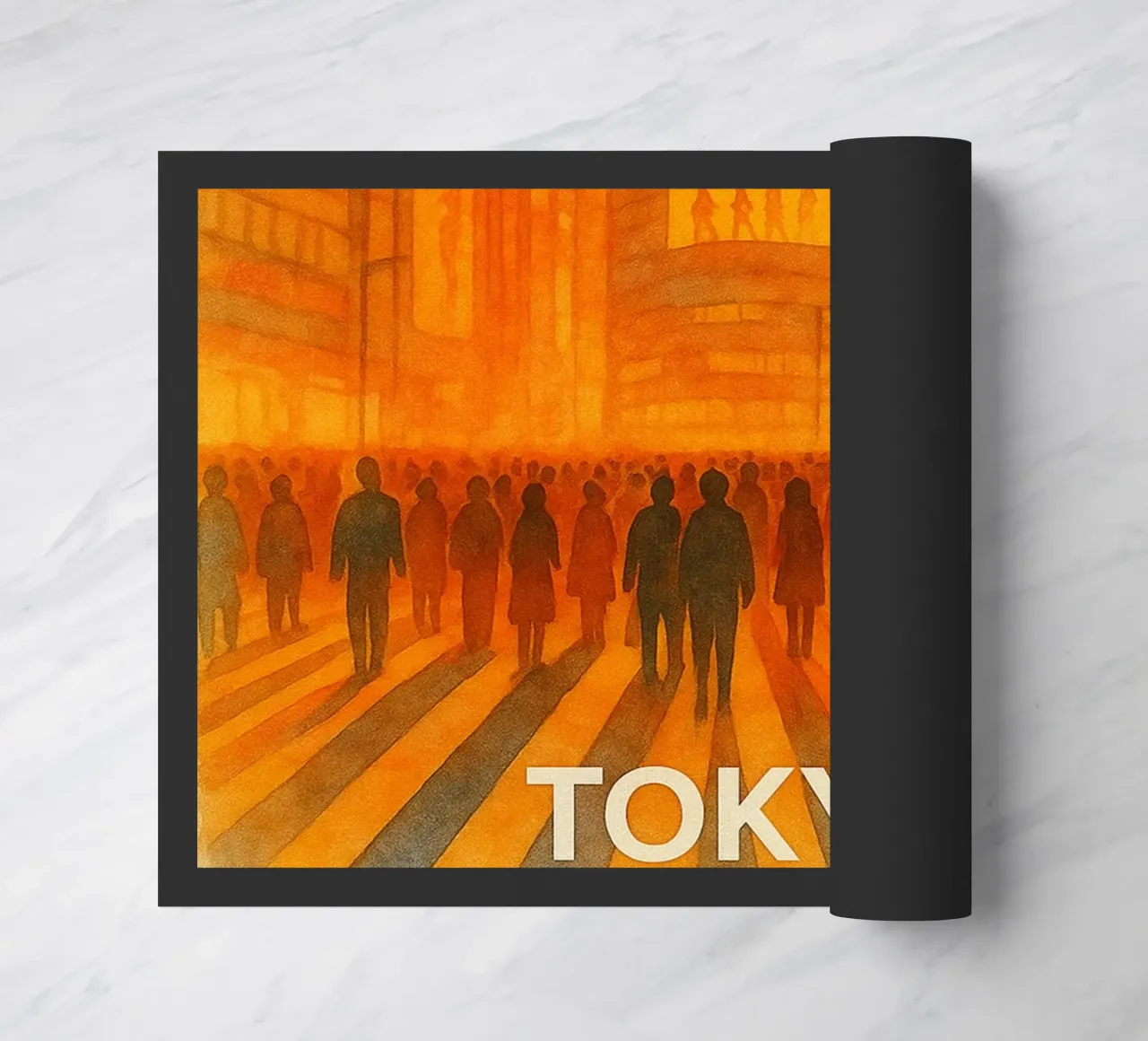 dipinto della città di tokto zerbino da Allghaniz