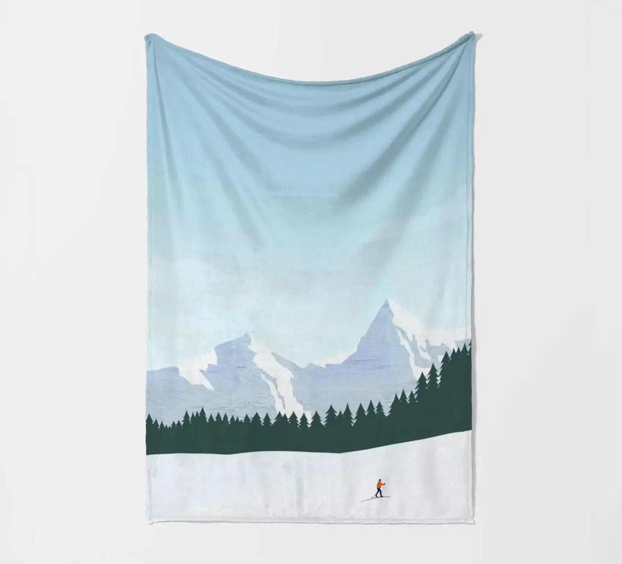 Ski Fleecedecke von Katinka Reinke