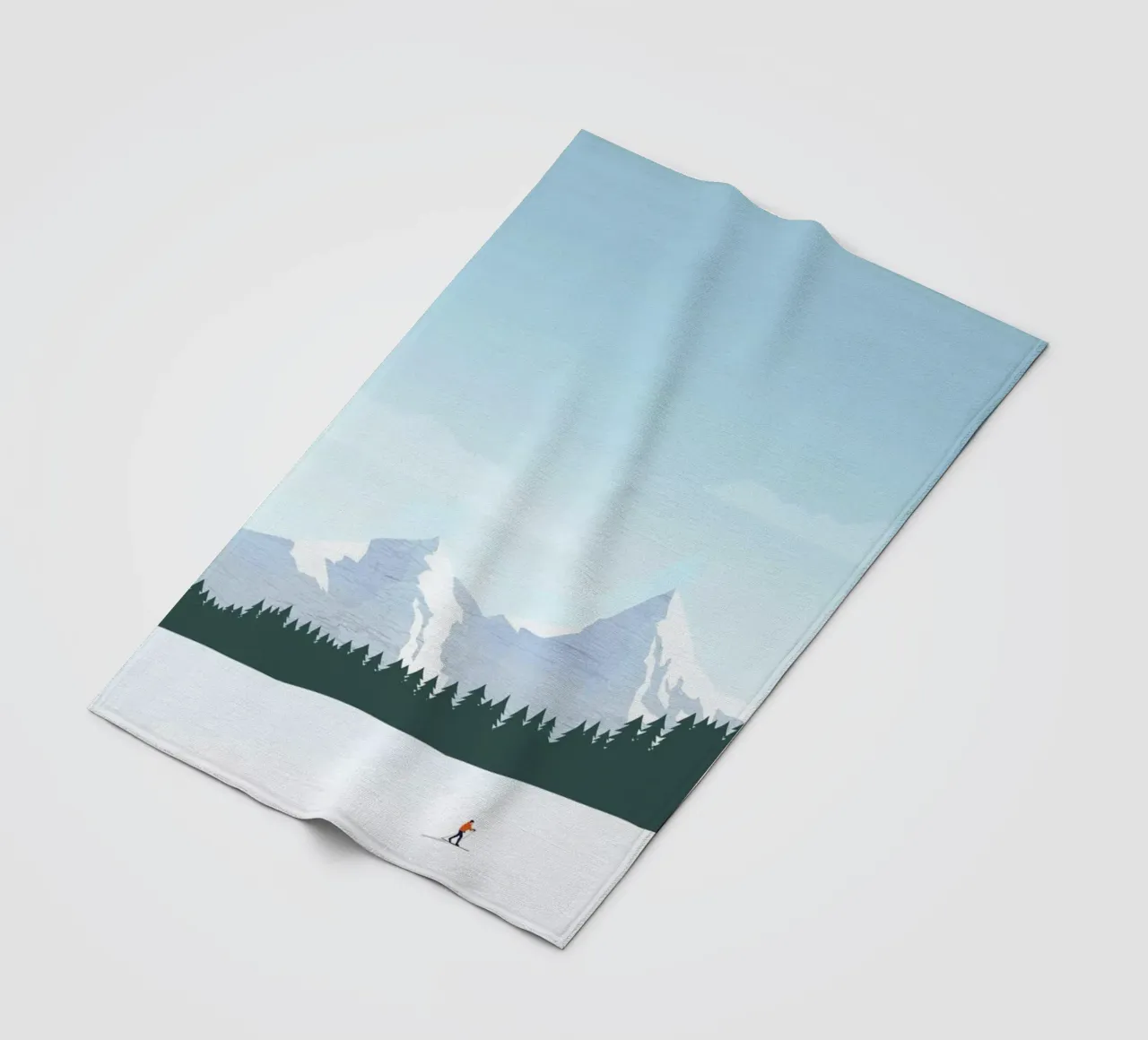 Ski Fleecedecke von Katinka Reinke