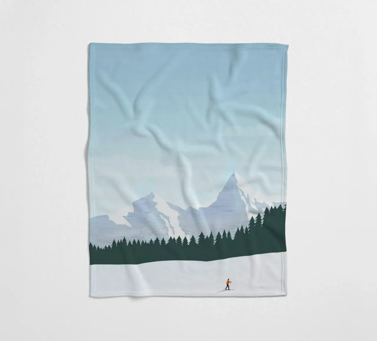 Ski Fleecedecke von Katinka Reinke