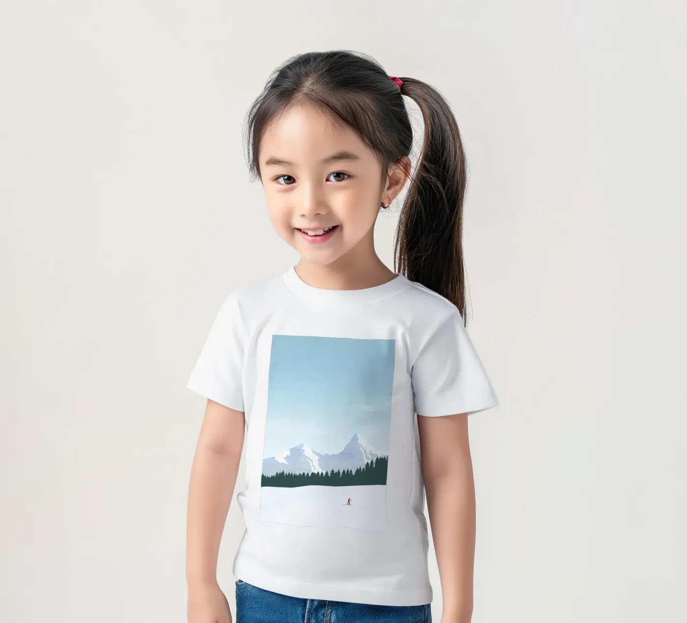Ski t-shirt bambini da Katinka Reinke