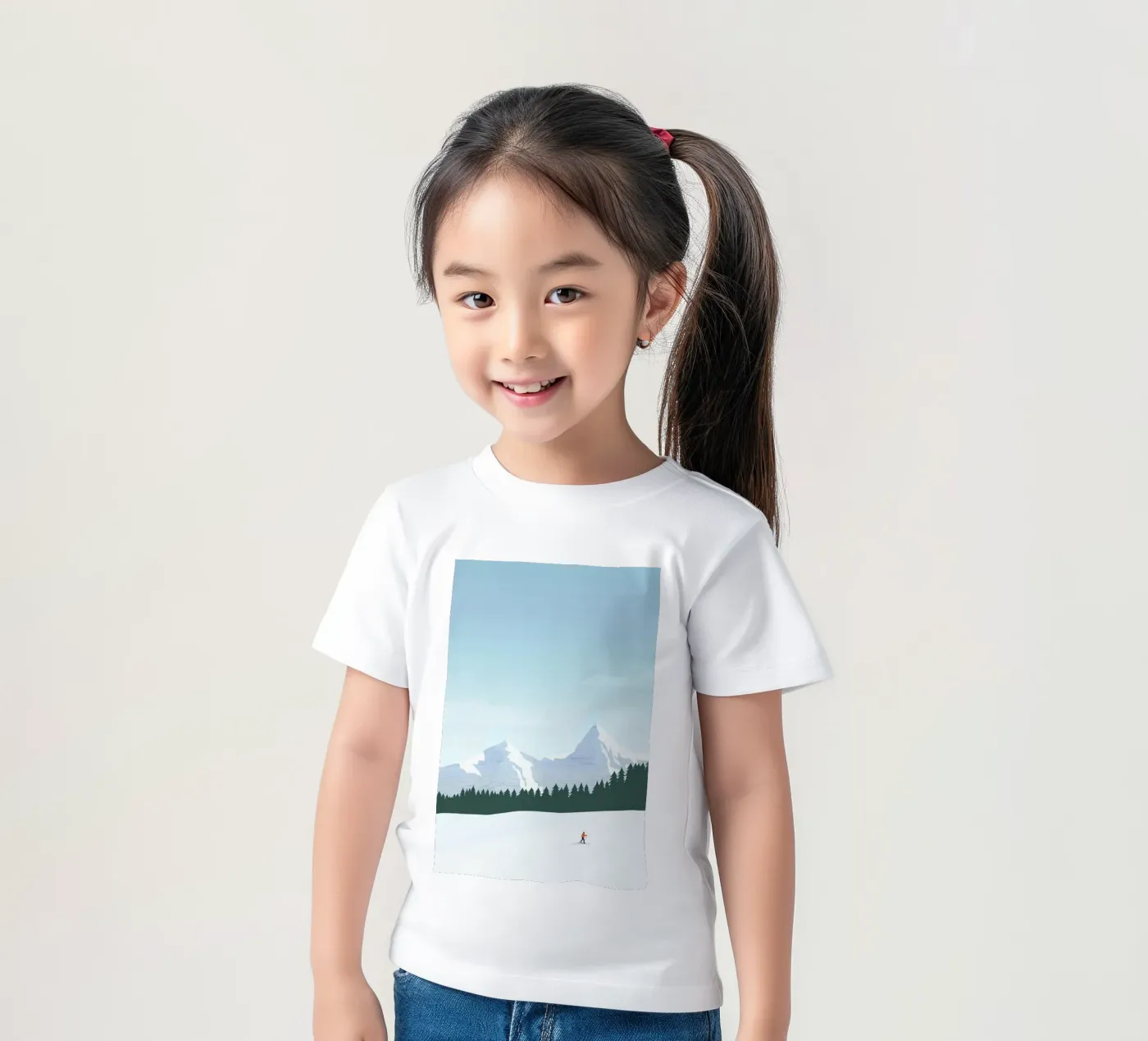 Ski t-shirt bambini da Katinka Reinke