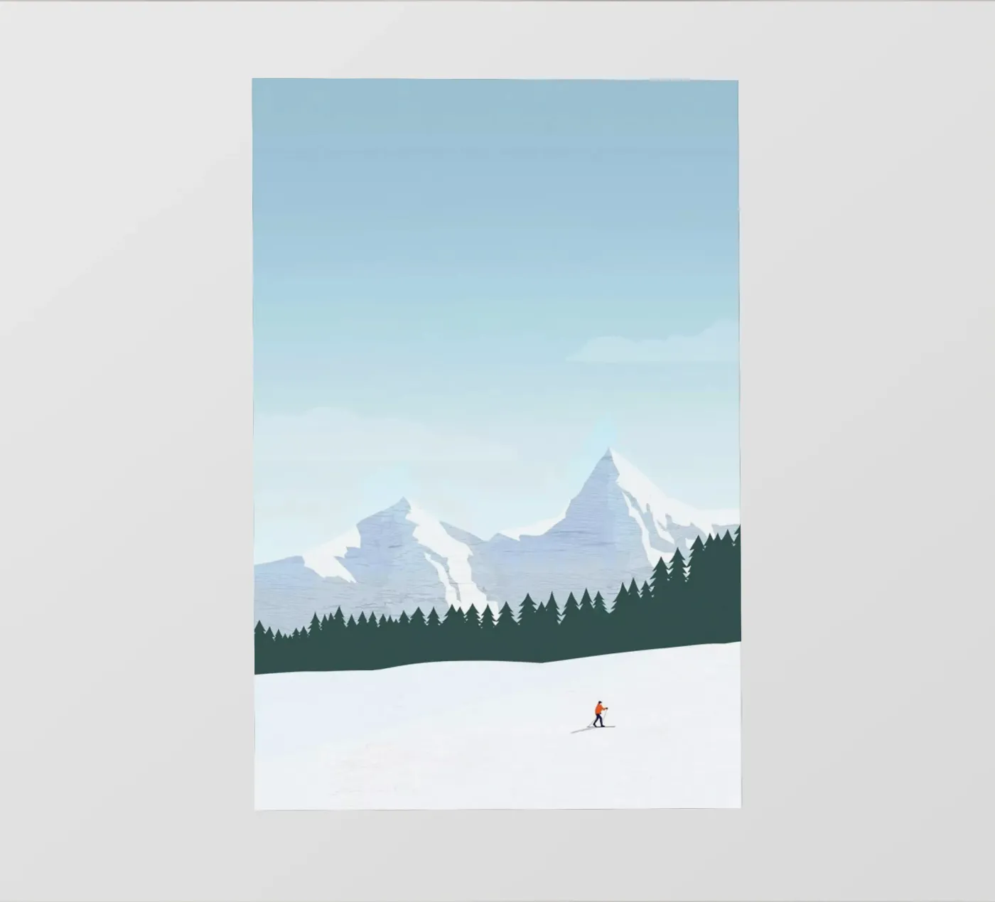 Ski pellicola backlit da Katinka Reinke