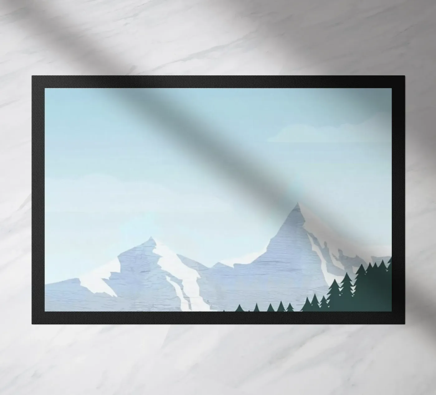 Ski Fußmatte von Katinka Reinke
