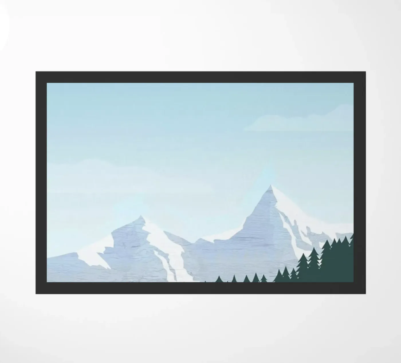 Ski Fußmatte von Katinka Reinke