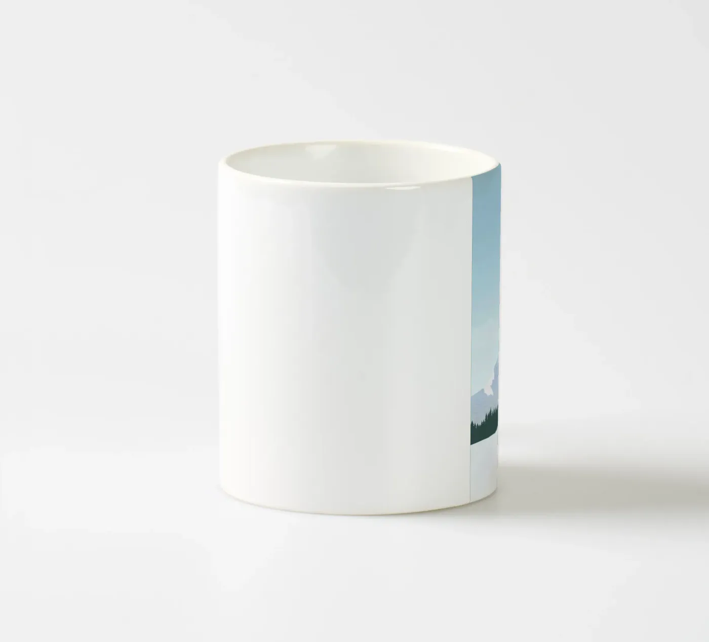 Ski ceramic mug by Katinka Reinke