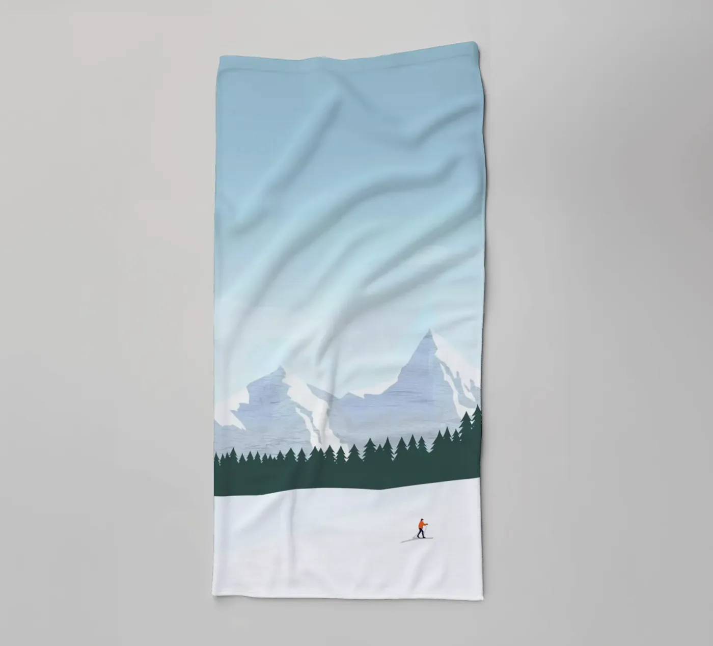 Ski towel by Katinka Reinke