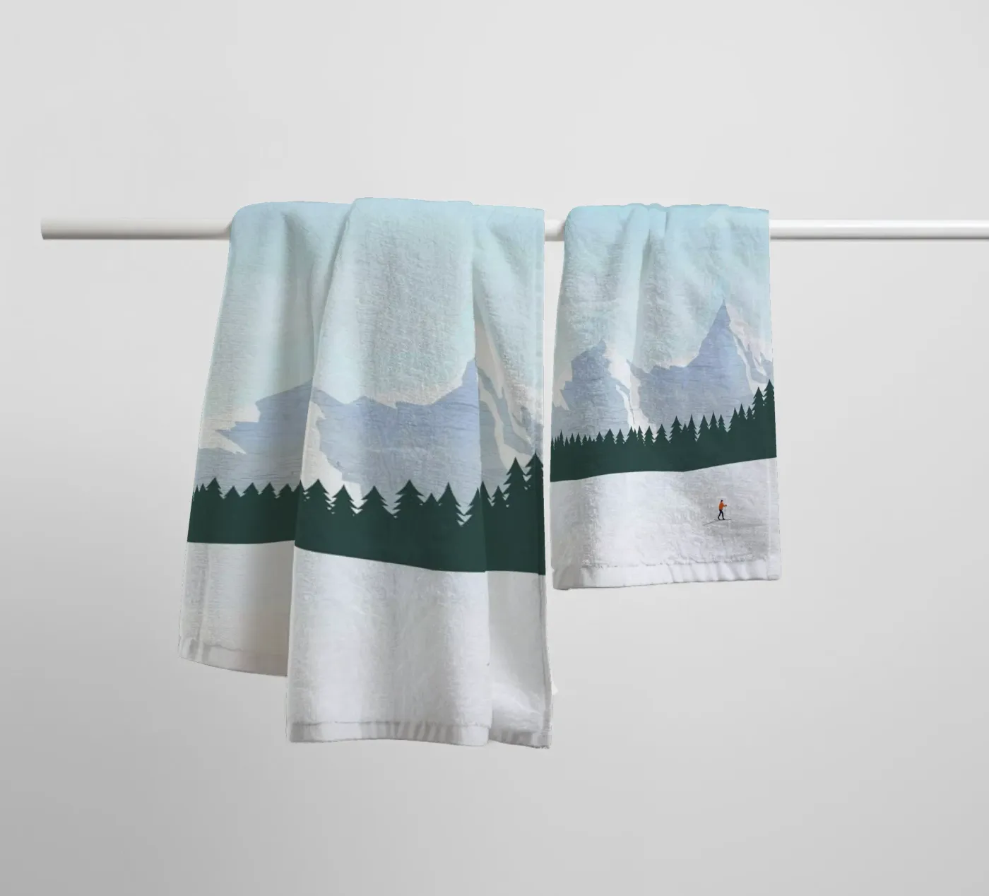 Ski towel by Katinka Reinke