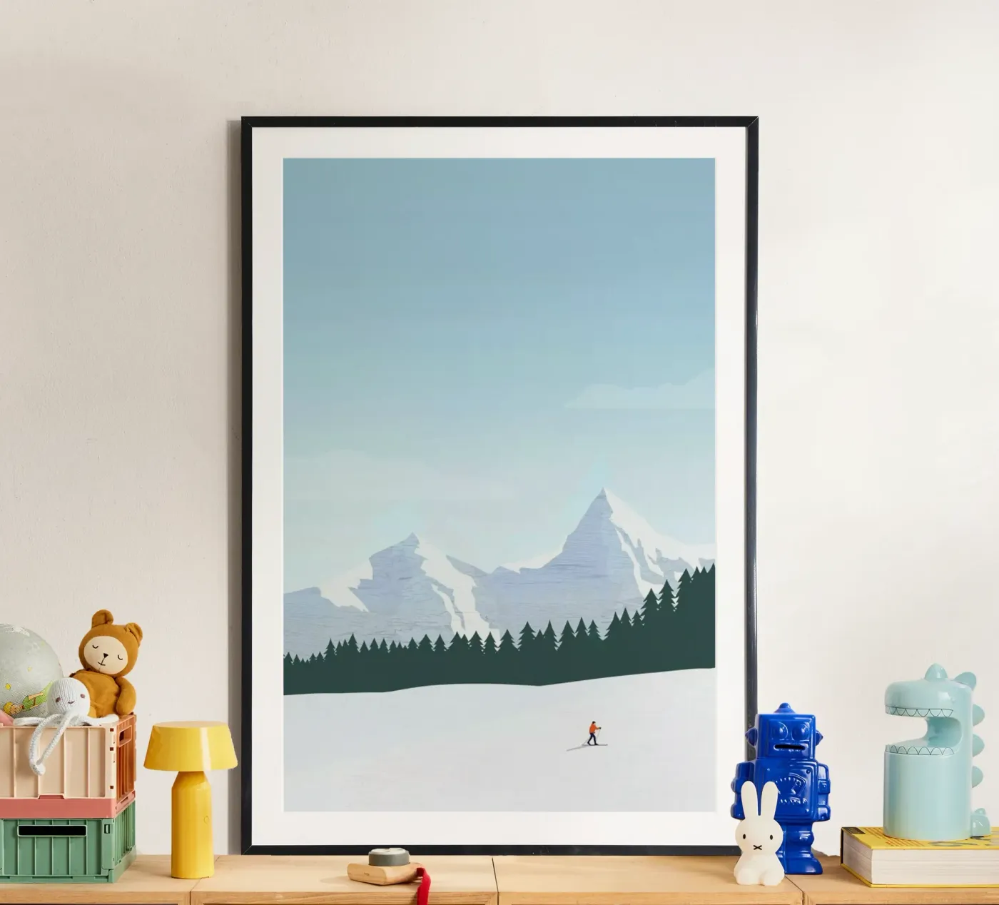 Ski Poster von Katinka Reinke