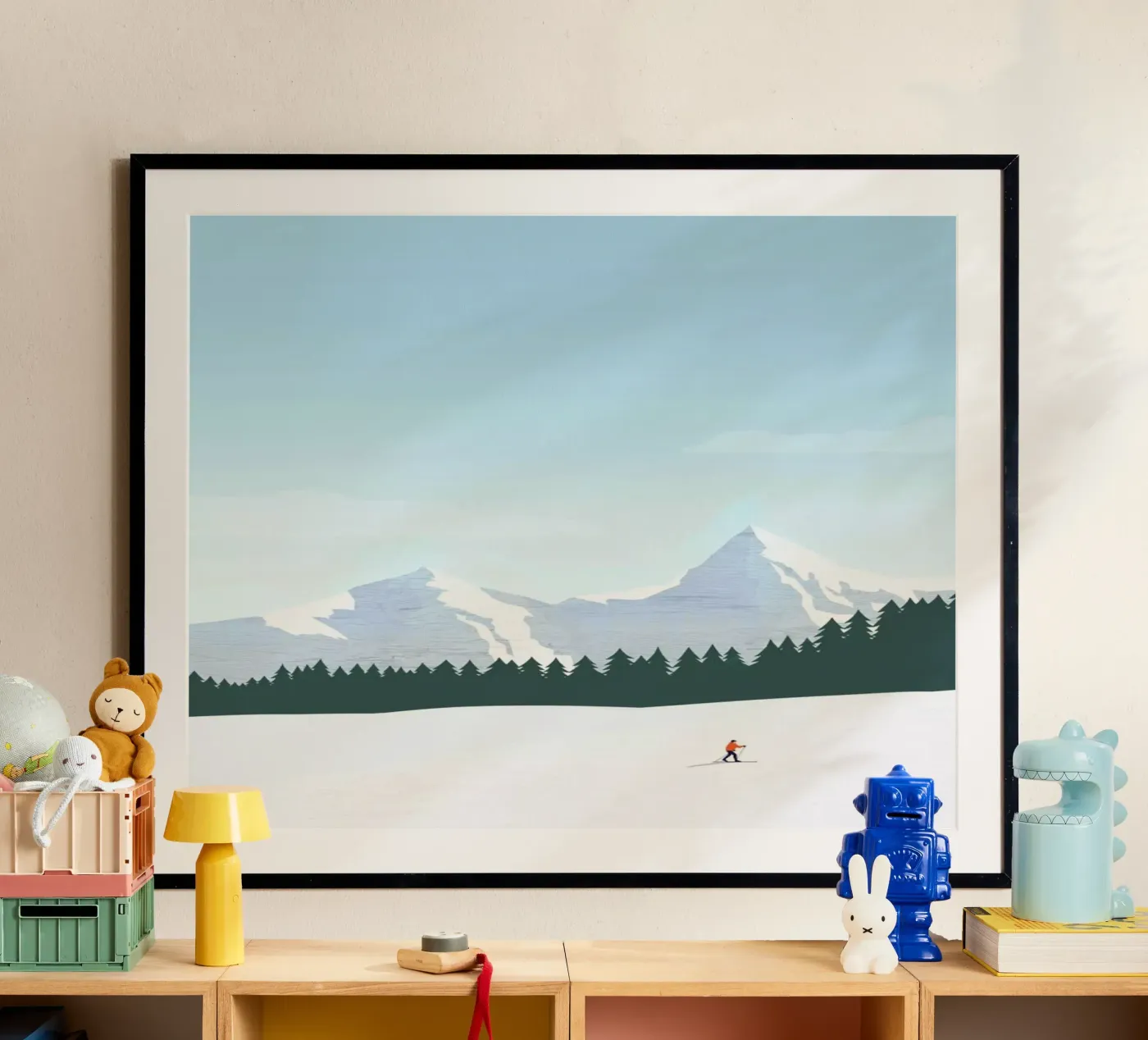 Ski Poster von Katinka Reinke