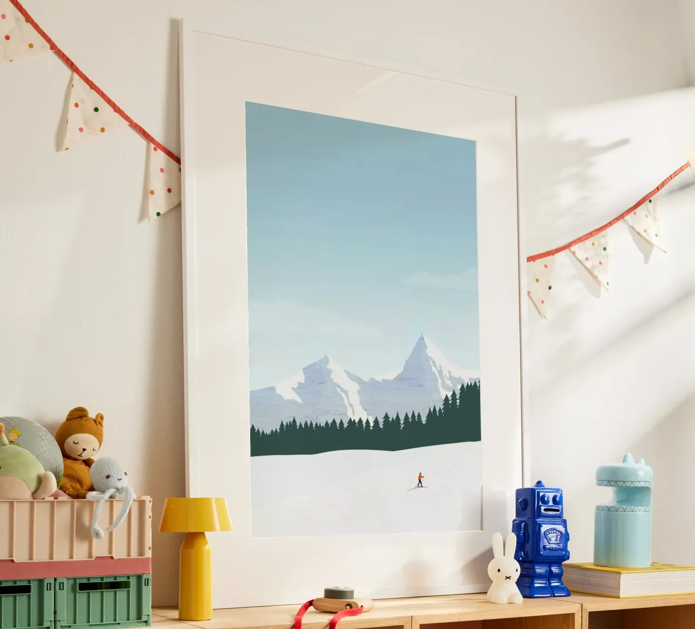 Ski Poster von Katinka Reinke