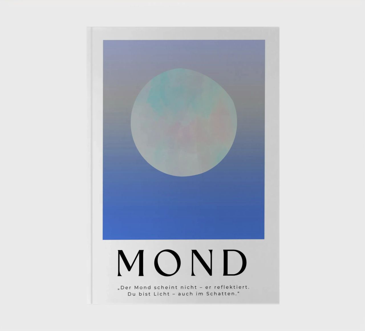 „Der Mond scheint nicht – er reflektiert." diario da Grünkraftwerk