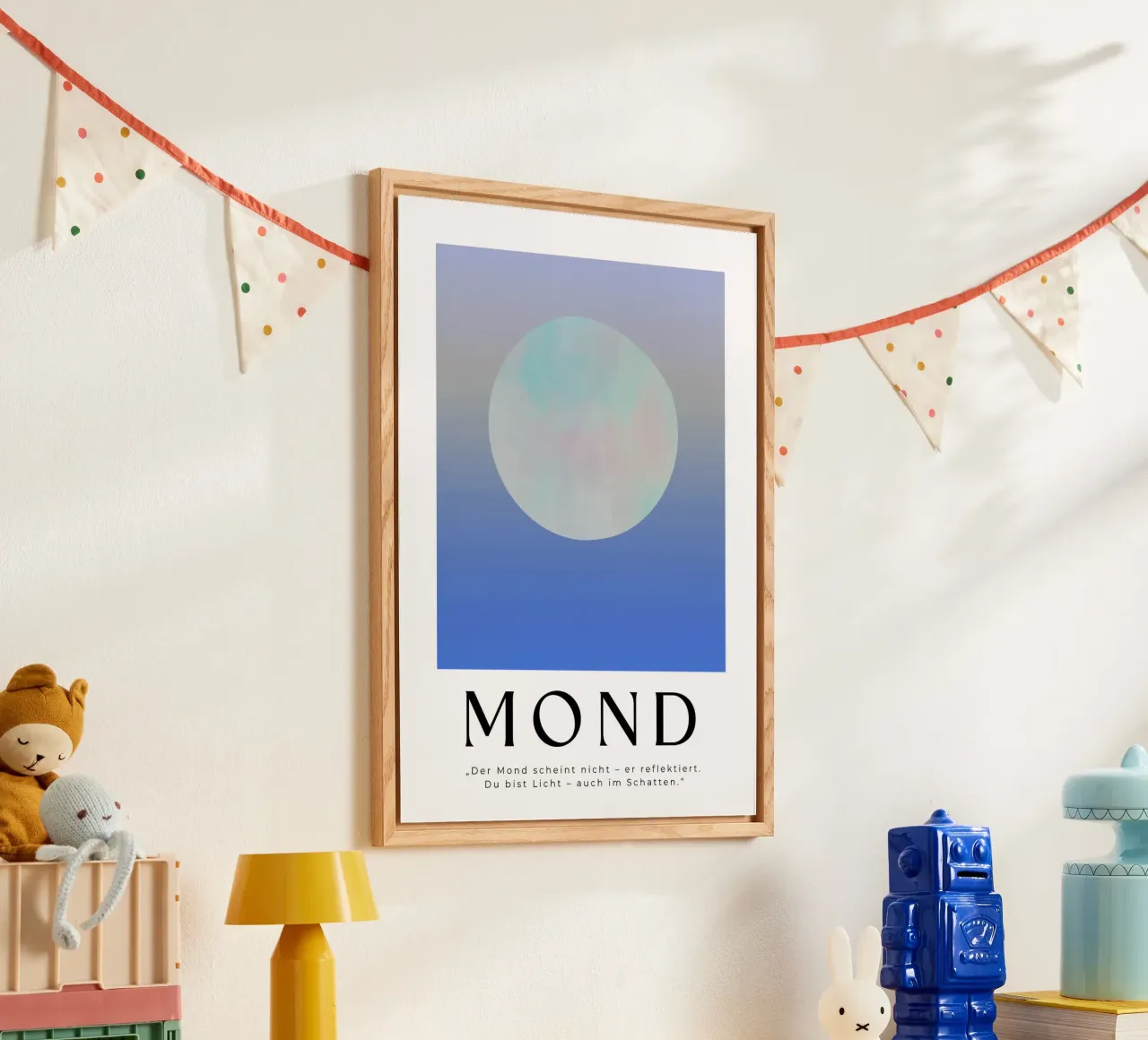 „Der Mond scheint nicht – er reflektiert." plexiglass da Grünkraftwerk