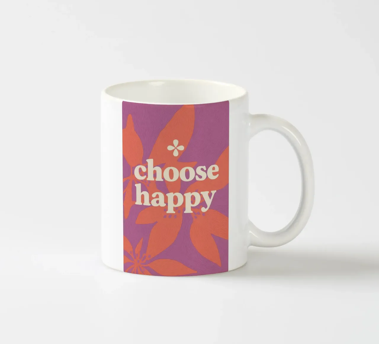 Choose Happy tazza in ceramica da treechild