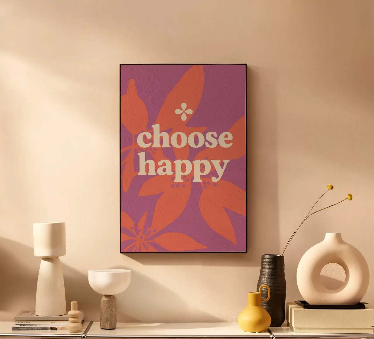 Choose Happy alluminio dibond da treechild