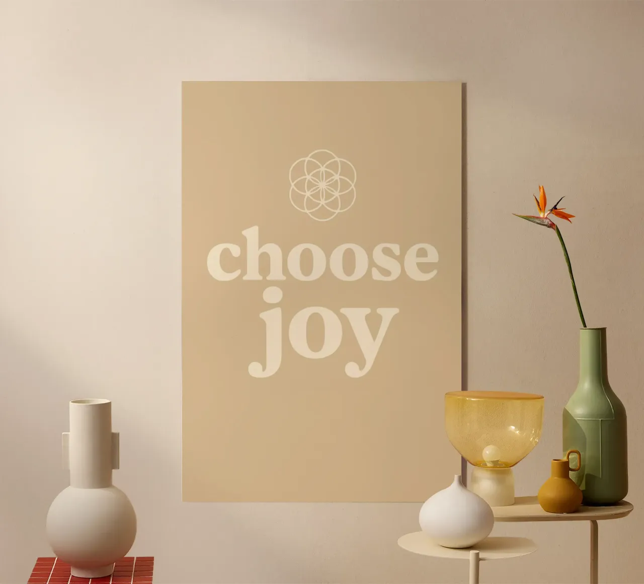 Choose Joy plexiglass da treechild