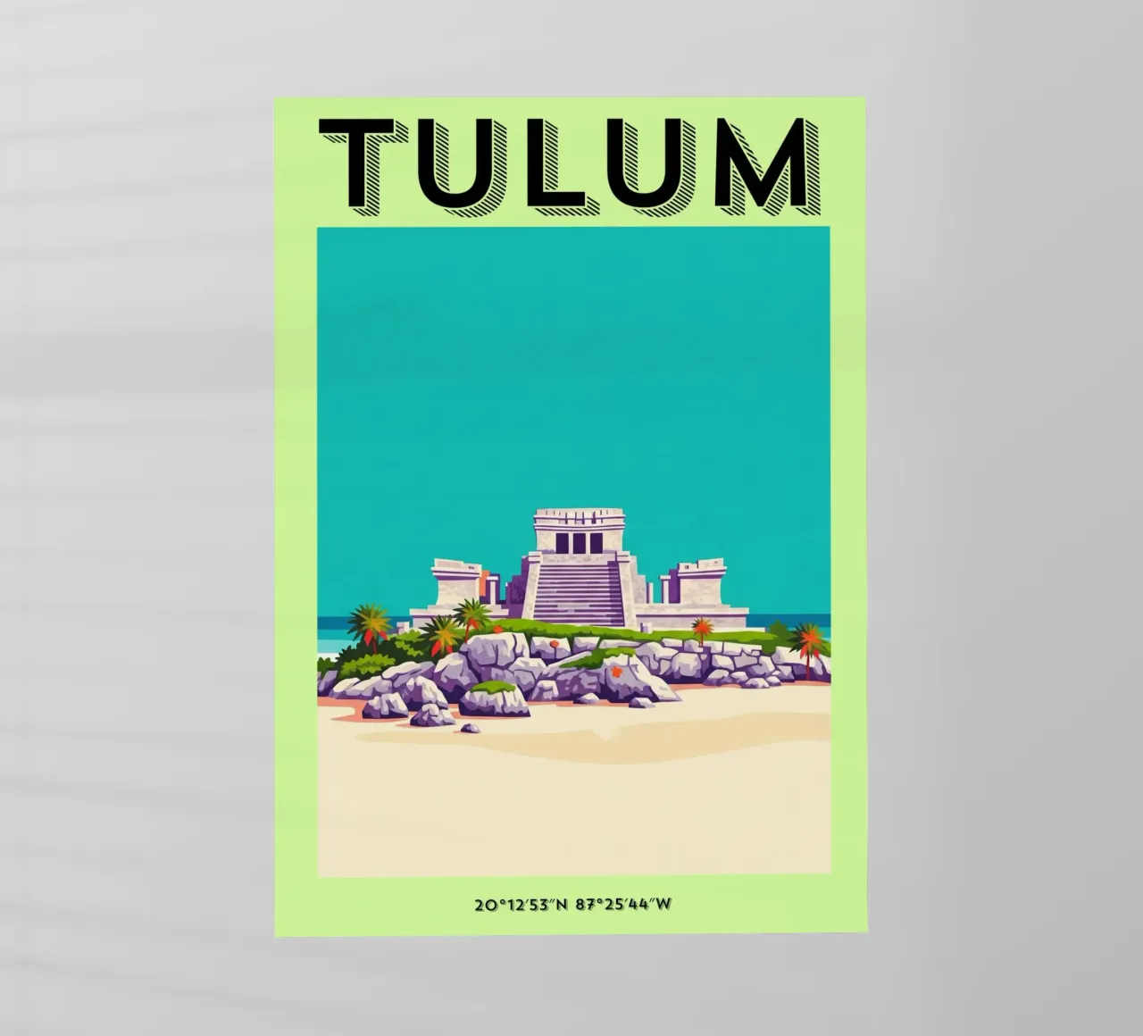 Tulum Summer Vibes. Where Ancients meet the modern pellicola backlit da ZEN VACATION
