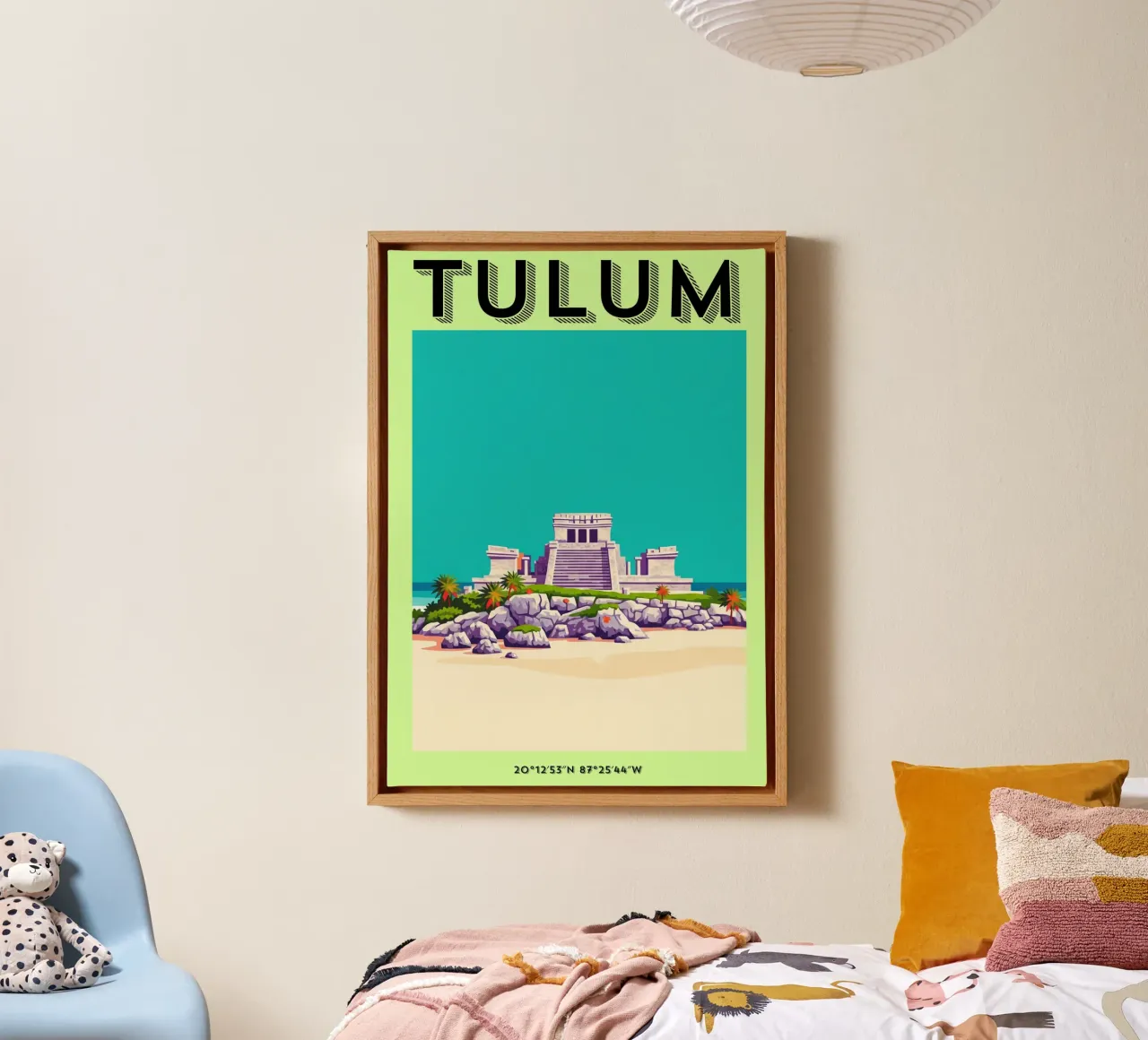 Tulum Summer Vibes. Where Ancients meet the modern tela da ZEN VACATION
