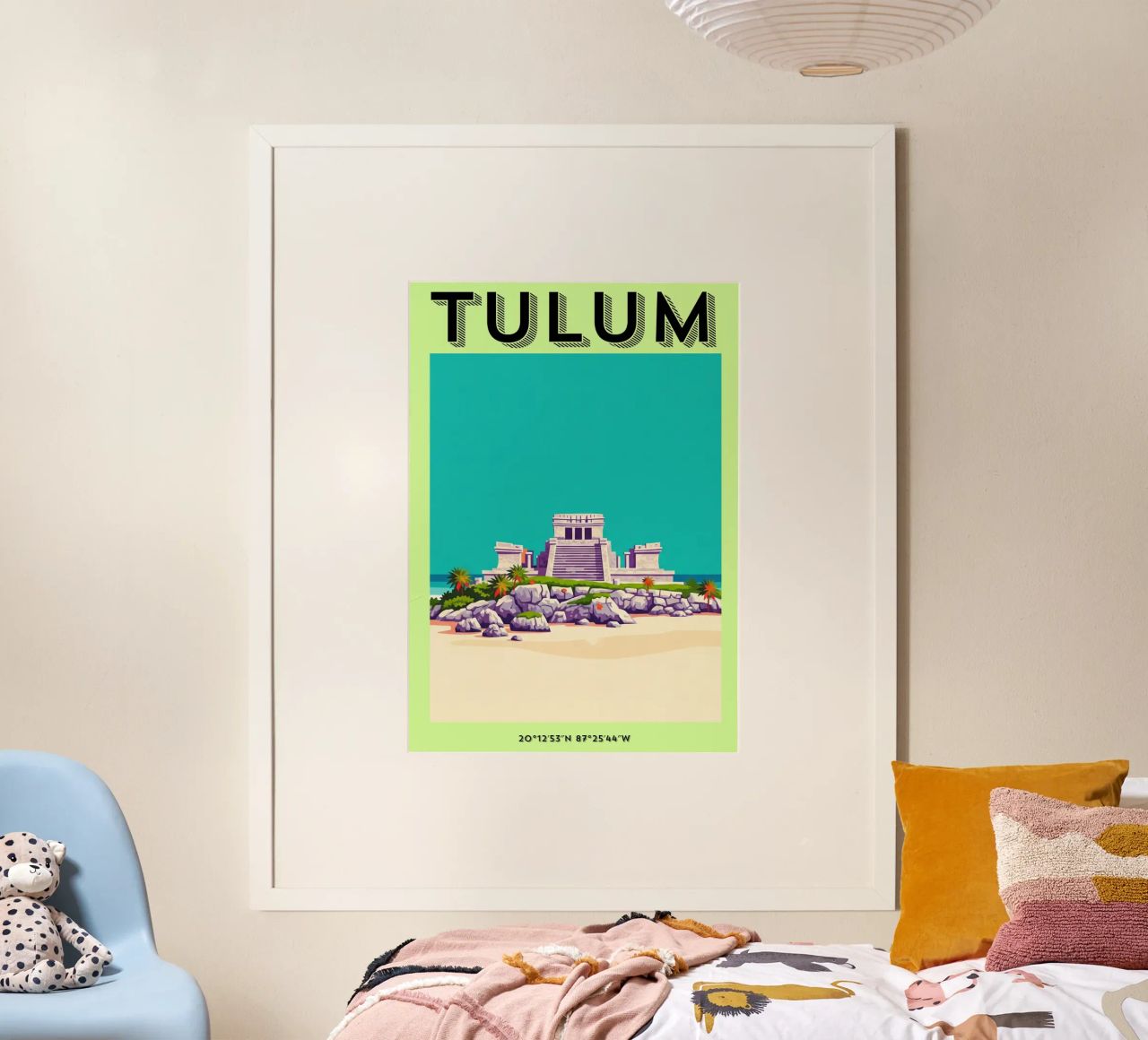 Tulum Summer Vibes. Where Ancients meet the modern poster by ZEN VACATION