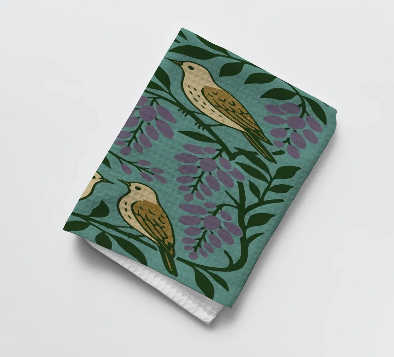 Grape Birds canovaccio da cucina da treechild
