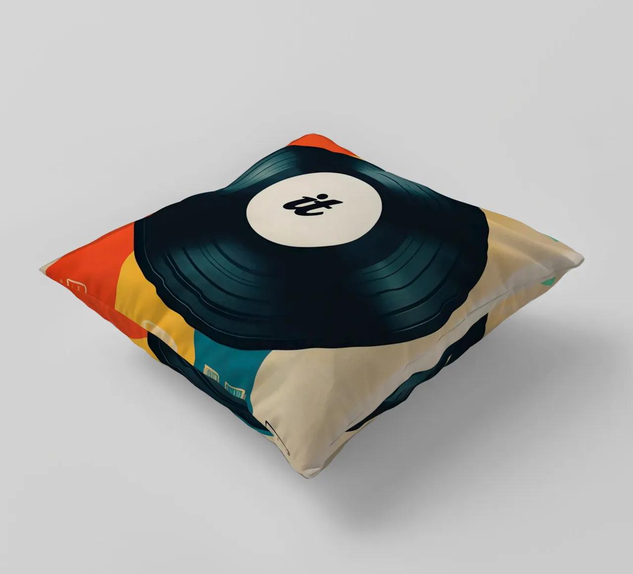 Arte del disco in vinile Play it Loud cuscino da 🥝 KIWI STORE