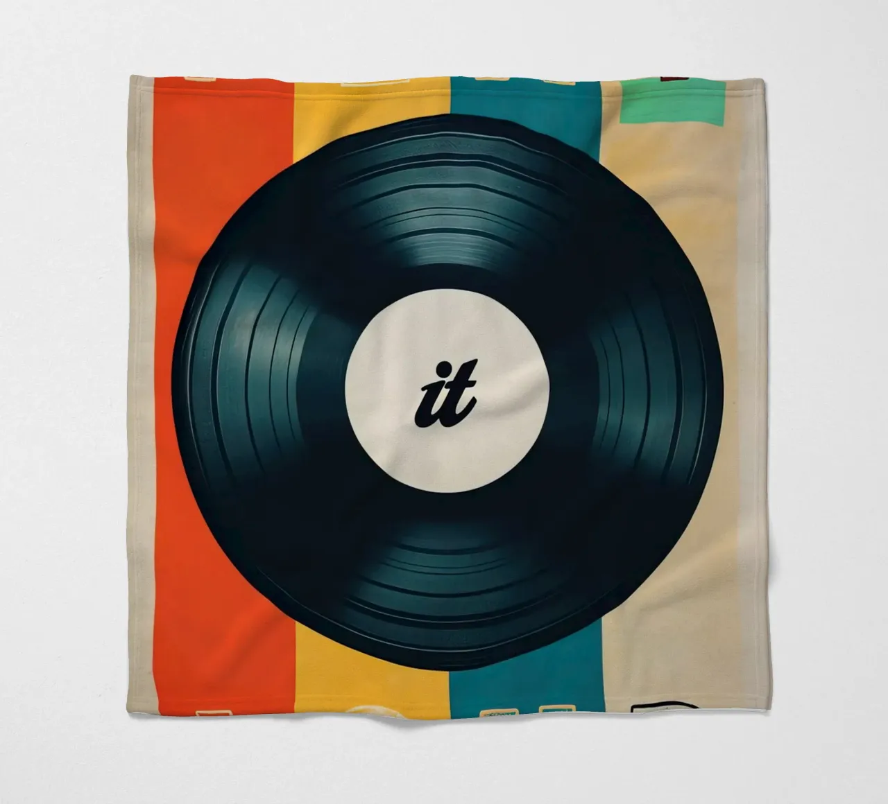 Arte del disco in vinile Play it Loud coperta in pile da 🥝 KIWI STORE