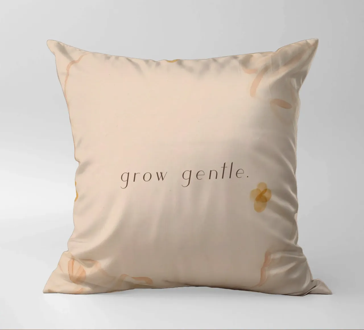 Grow Gentle decorative cushion by treechild