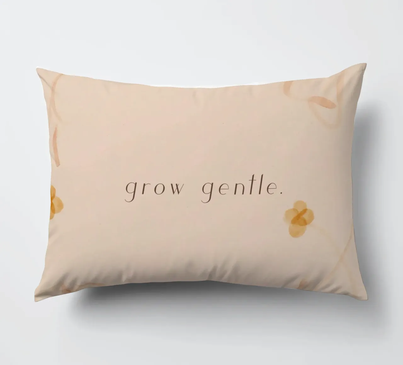 Grow Gentle decorative cushion by treechild