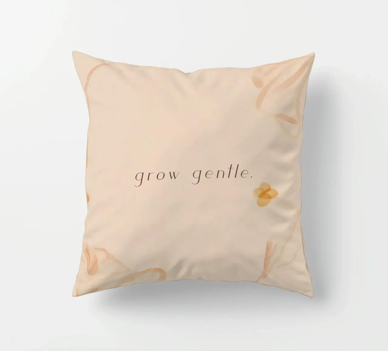 Grow Gentle decorative cushion by treechild