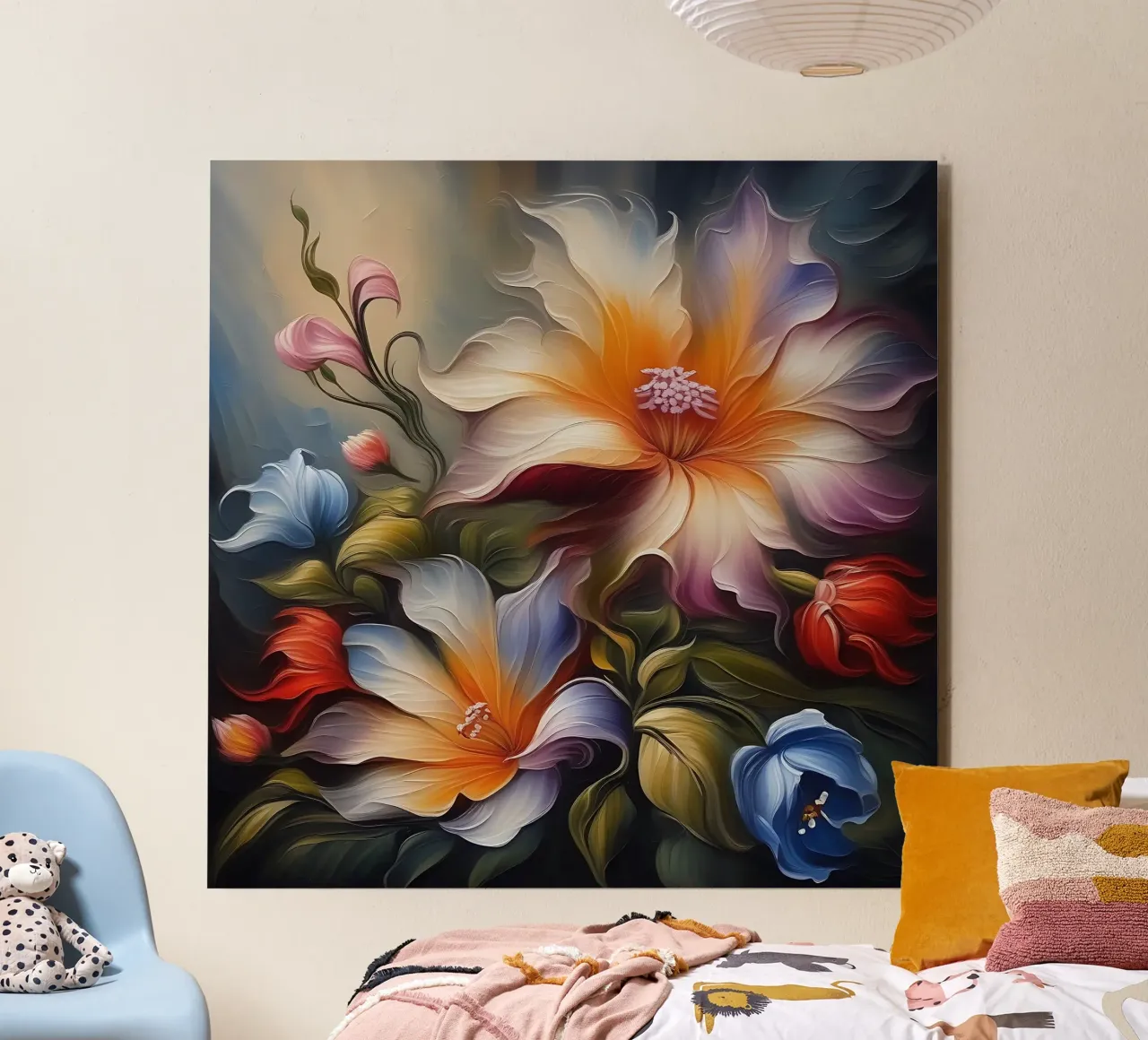 Fiori_pittura_3 alluminio dibond da Farb- und Blütenzauber by LK