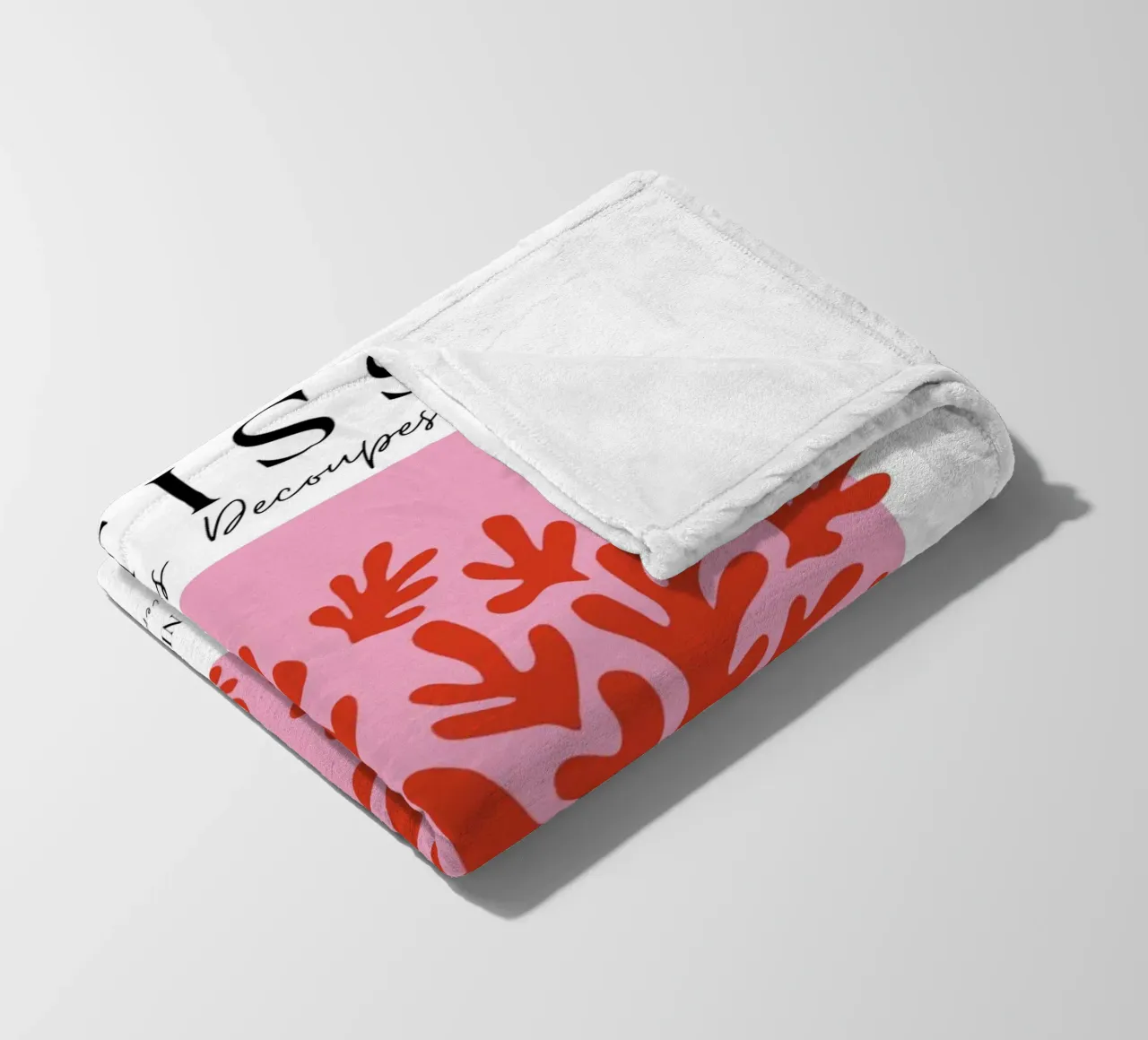 Forme di corallo minimaliste francesi di Matisse coperta in pile da pdigitalprints