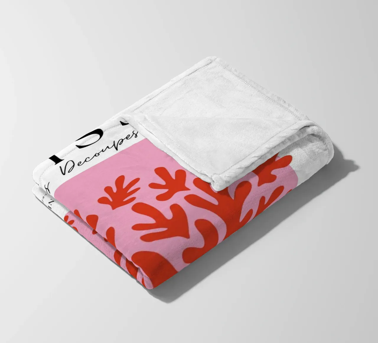 Forme di corallo minimaliste francesi di Matisse coperta in pile da pdigitalprints
