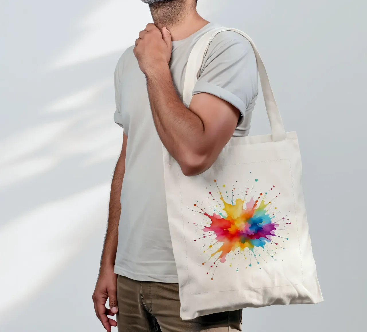 Tache de couleur_StilA_1 tote bag de Farb- und Blütenzauber by LK
