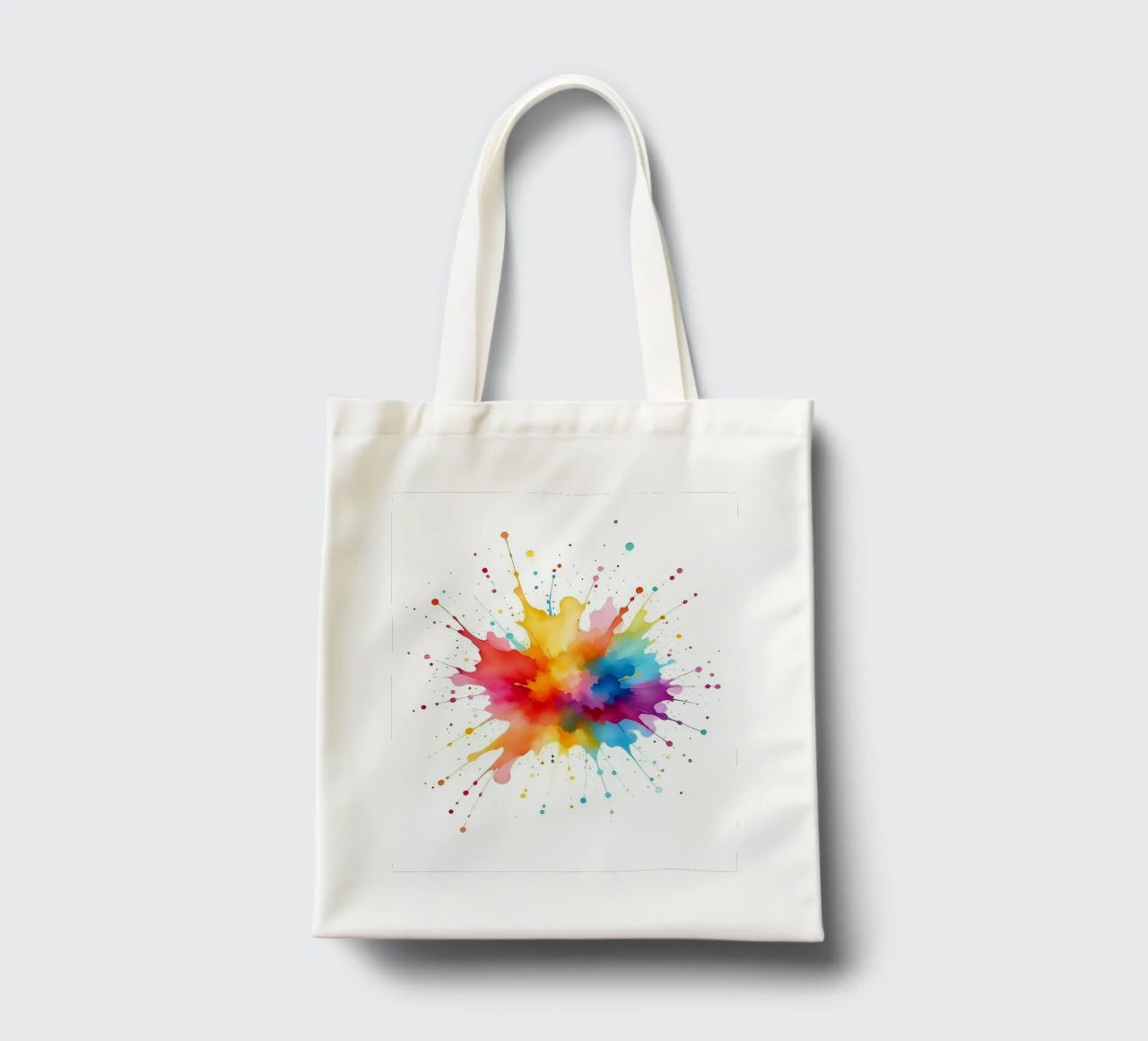 Colore blob_StyleA_1 borsa in juta da Farb- und Blütenzauber by LK