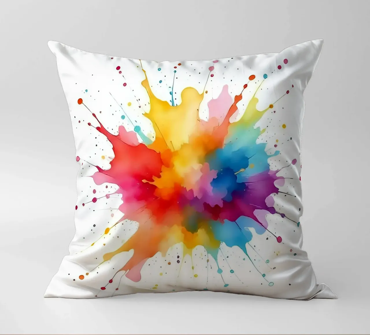 Colour blob_StyleA_1 decorative cushion by Farb- und Blütenzauber by LK